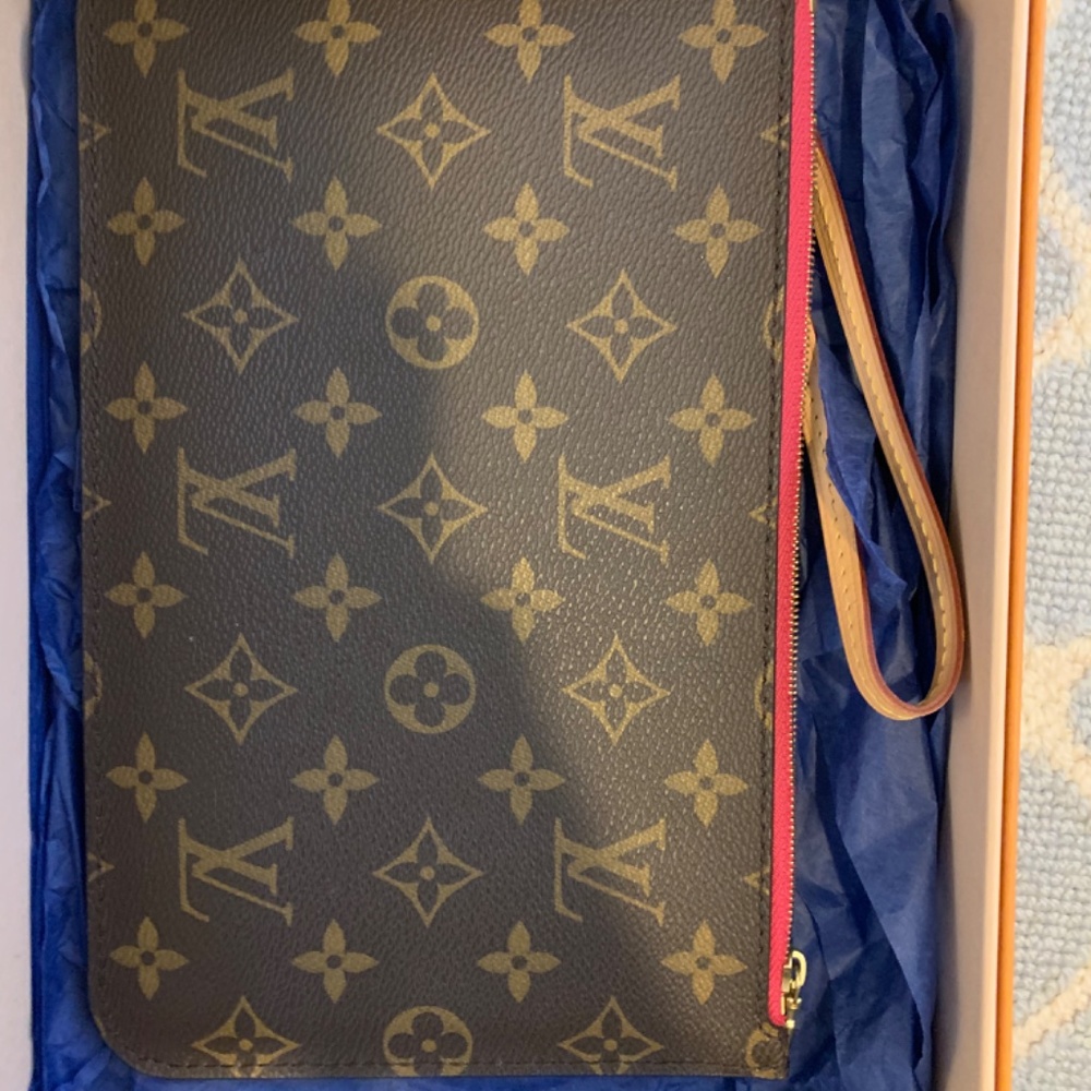 Louis Vuitton Monigram Neverfull Pouch - Picture 6 of 6